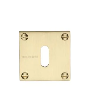 Heritage Brass Keyhole Escutcheon Satin Brass finish