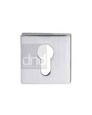 Standard Euro Profile Escutcheon Satin Chrome