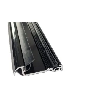 Black Double Door Threshold - Inward Opening