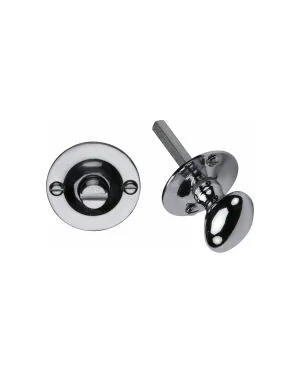 Heritage Brass Bolt for Privacy in Bathroom or Bedroom Doors Polished Chrome finish