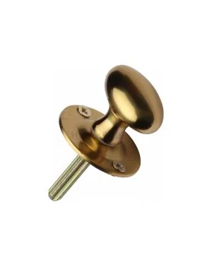 Heritage Brass Thumbturn w/o Bolt for Bathroom or Bedroom Doors Polished Brass finish