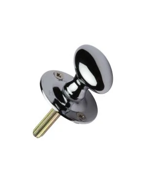 Heritage Brass Thumbturn w/o Bolt for Bathroom or Bedroom Doors Polished Chrome finish