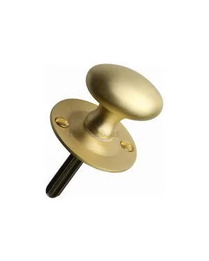Heritage Brass Thumbturn w/o Bolt for Bathroom or Bedroom Doors Satin Brass finish