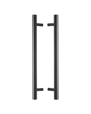 Heritage Brass Back to Back Door Pull Handle Bar Design 457mm Matt Bronze Finish