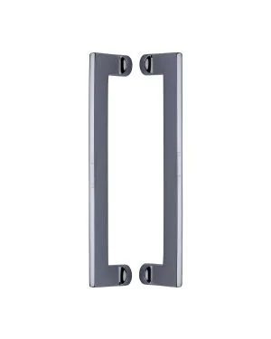 Heritage Brass Back to Back Door Pull Handle Apollo Design 307mm Polished Chrome Finish