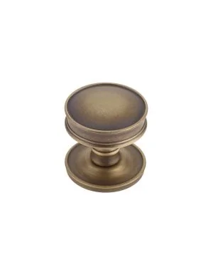 Berkeley Mortice Knob - Antique Brass