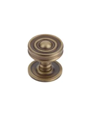 Bloomsbury Mortice Knob - Antique Brass