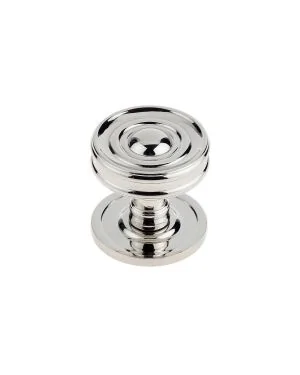 Bloomsbury Mortice Knob - Polished Nickel