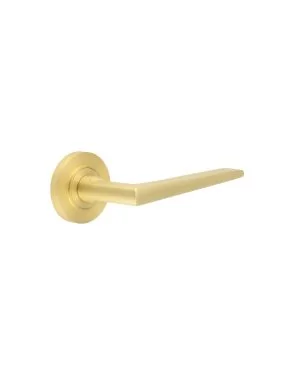 Mayfair Lever On Rose - Satin Brass