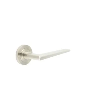Mayfair Lever On Rose - Satin Nickel