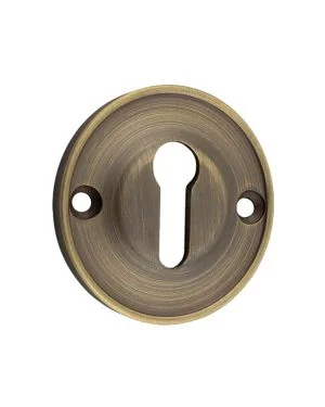 Burlington 40mm Standard Escutcheon - Antique Brass