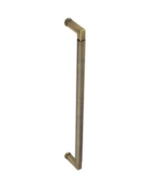 Westminster Face Fix Pull Handle - Antique Brass