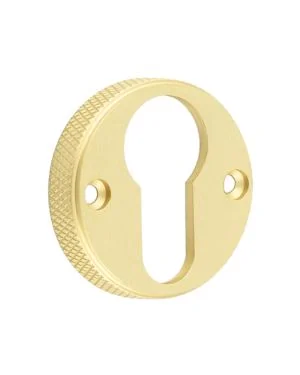 Westbourne Euro Escutcheon - Satin Brass