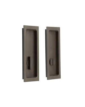 Burlington Sliding Door Rectangular Bathroom Turn - Dark Bronze