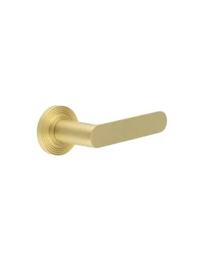 Kensington Lever On Rose - Satin Brass