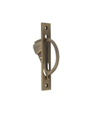 Burlington Sliding Door Edge Pull - Antique Brass
