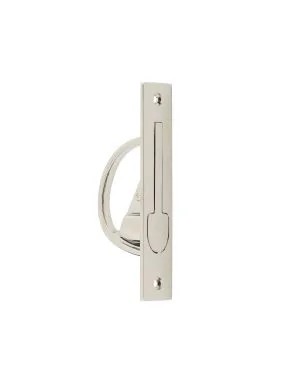 Burlington Sliding Door Edge Pull - Polished Nickel