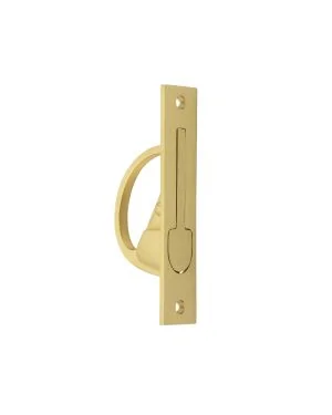 Burlington Sliding Door Edge Pull - Satin Brass