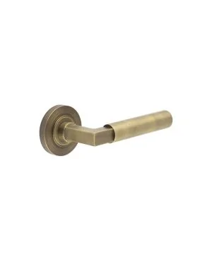 Westminster Lever On Rose - Antique Brass