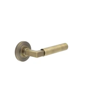 Westminster Lever On Rose - Antique Brass