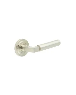 Westminster Lever On Rose - Satin Nickel