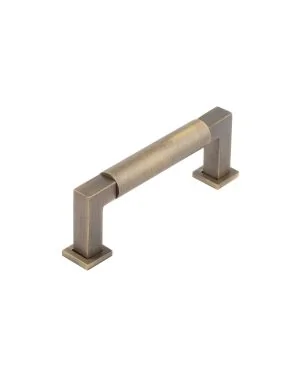 Westminster Cabinet Handle - Antique Brass
