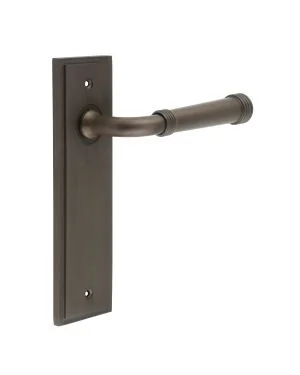 Highgate Lever On Backplate - Dark Bronze