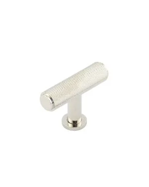 Piccadilly T-Bar Cupboard Knob - Polished Nickel