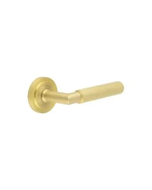 Piccadilly Lever On Rose - Satin Brass