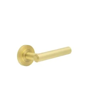 Richmond Lever On Rose - Satin Brass
