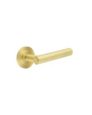 Richmond Lever On Rose - Satin Brass