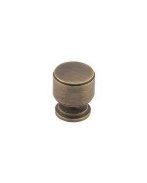 Belgrave Cupboard Knob - Antique Brass