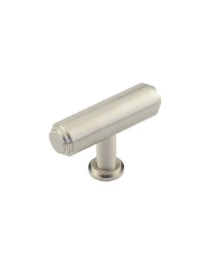 Belgrave T-Bar Cupboard Knob - Satin Nickel