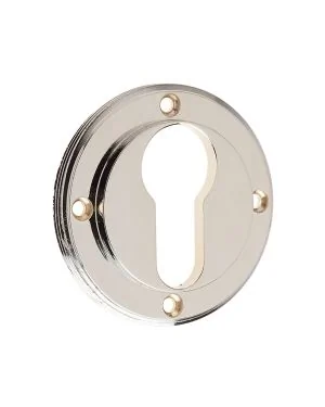 Euro Escutcheon - Polished Nickel