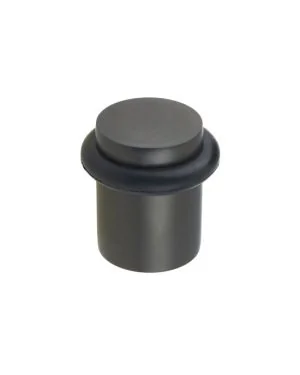 Burlington Floor Mounted Plain Door Stop - Dark Bronze