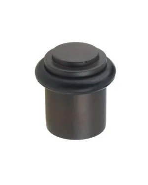 Burlington Floor Mounted Stepped Door Stop - Dark Bronze