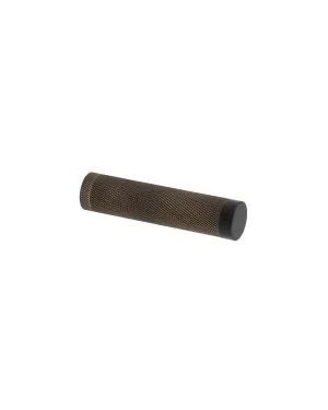 Burlington Knurled Wall Mounted Door Stop - Antique Brass