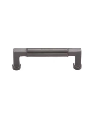 Heritage Brass Cabinet Pull Bauhaus Design 101mm CTC Matt Bronze Finish