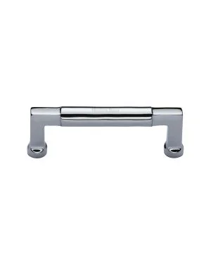 Heritage Brass Cabinet Pull Bauhaus Design 101mm CTC Polished Chrome Finish