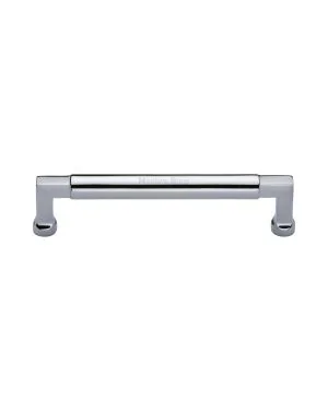 Heritage Brass Cabinet Pull Bauhaus Design 152mm CTC Polished Chrome Finish