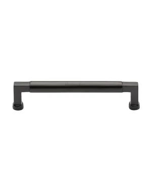 Heritage Brass Cabinet Pull Bauhaus Design 160mm CTC Matt Bronze Finish