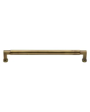 Heritage Brass Cabinet Pull Bauhaus Design 203mm CTC Antique Finish