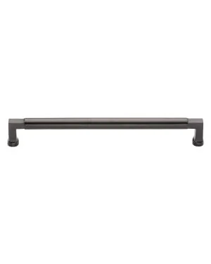 Heritage Brass Cabinet Pull Bauhaus Design 254mm CTC Matt Bronze Finish