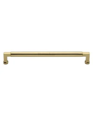 Heritage Brass Cabinet Pull Bauhaus Design 254mm CTC Polished Brass Finish