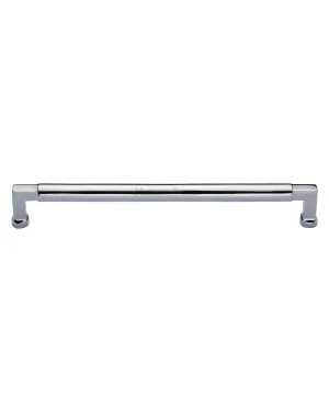 Heritage Brass Cabinet Pull Bauhaus Design 254mm CTC Polished Chrome Finish
