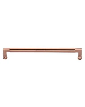 Heritage Brass Cabinet Pull Bauhaus Design 254mm CTC Satin Rose Gold Finish