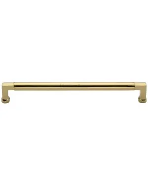 Heritage Brass Cabinet Pull Bauhaus Design 320mm CTC Polished Brass Finish
