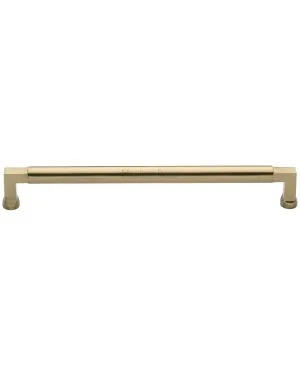 Heritage Brass Cabinet Pull Bauhaus Design 320mm CTC Satin Brass Finish