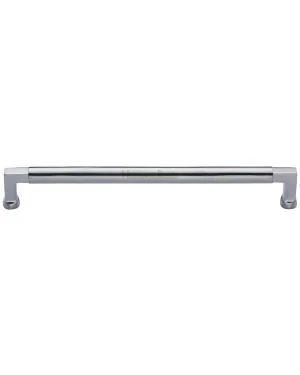 Heritage Brass Cabinet Pull Bauhaus Design 320mm CTC Satin Chrome Finish