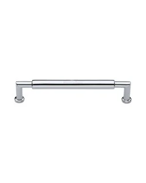 Heritage Brass Cabinet Pull Bauhaus Round Design 152mm CTC Polished Chrome Finish
